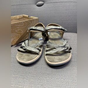 GRITION SIZE 10 WOMENS HIKING SANDALS OUTDOOR SPORT FLAT WATER SHOES OPEN TOE